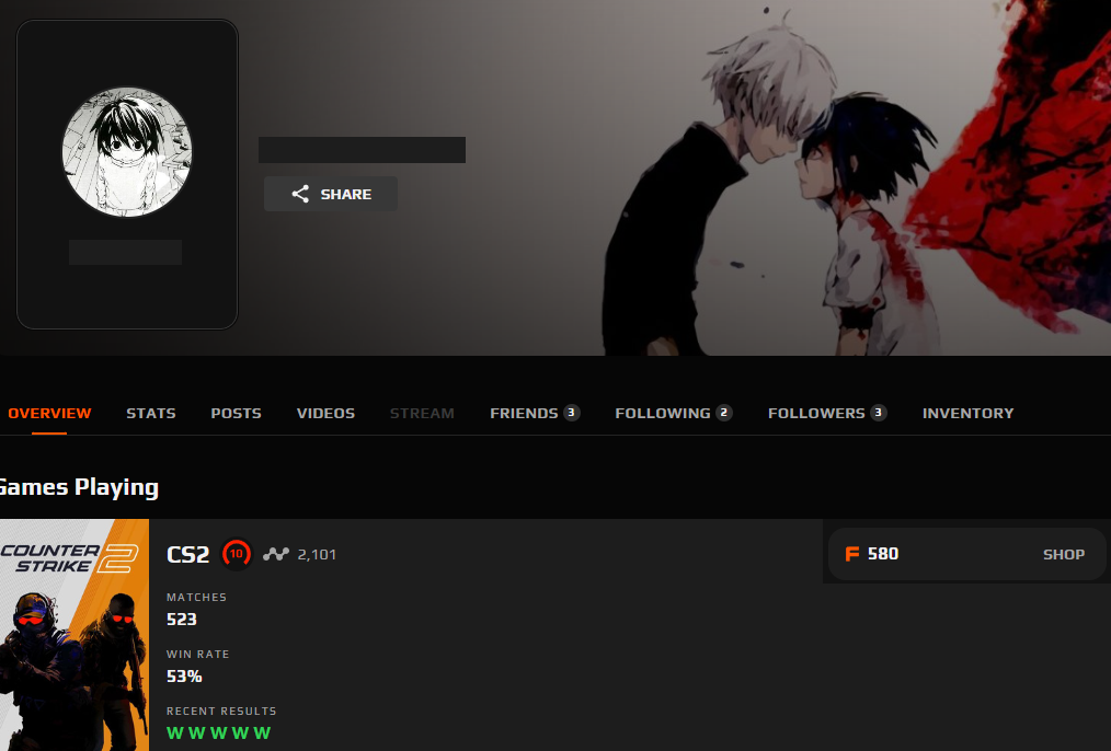 PRIME FACEIT ACCOUNT (10 LVL) 2101 ELO-photo-5