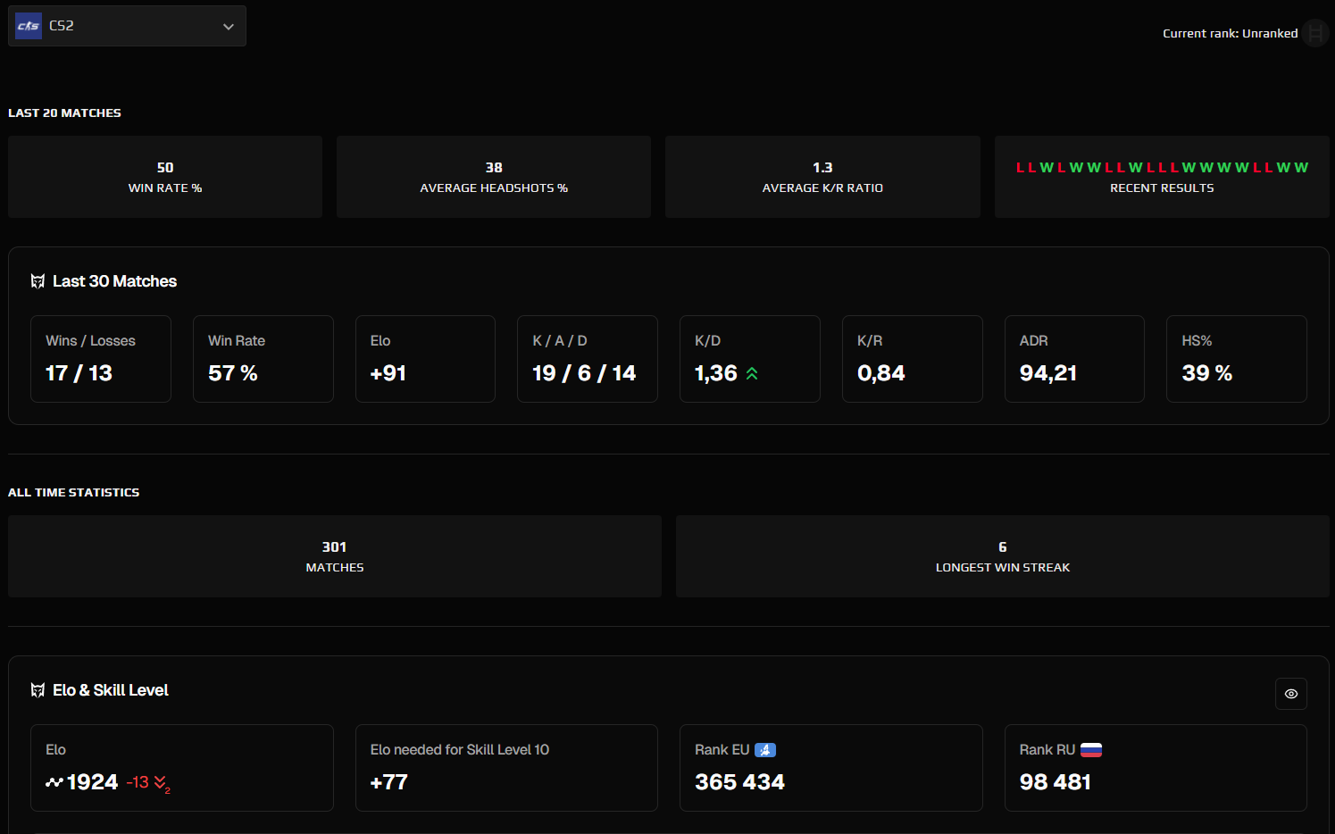 FACEIT ACCOUNT (9 LVL) 1924 ELO-photo-2