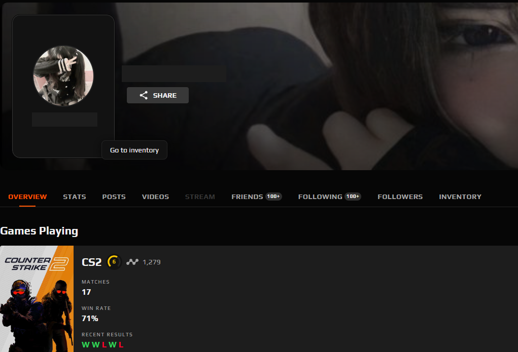 FACEIT ACCOUNT (6 LVL) 1279 ELO-photo-5