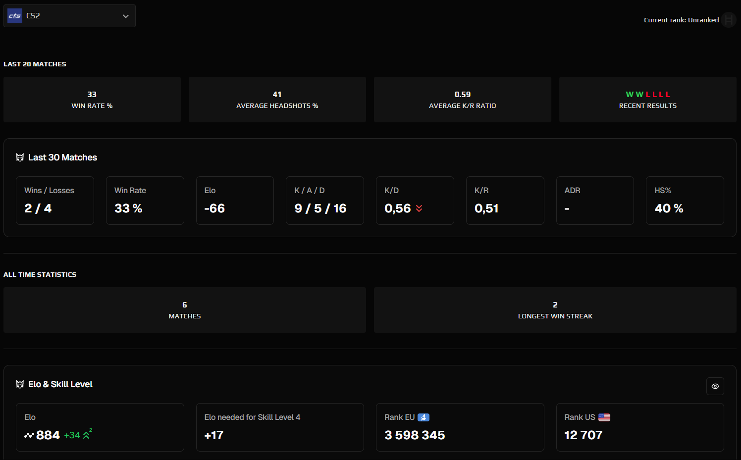 PRIME FACEIT ACCOUNT (3 LVL) 884 ELO-photo-2