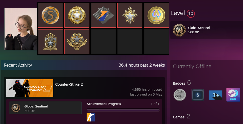 PRIME FACEIT ACCOUNT (10 LVL) 2404 ELO-photo-3