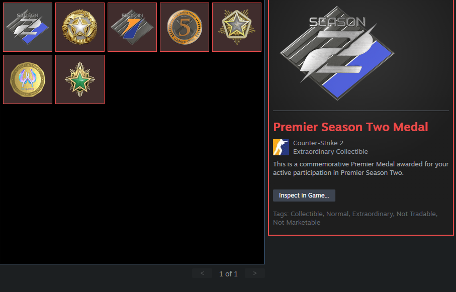 CS2 PRIME ACCOUNT 7 MEDALS-photo-2