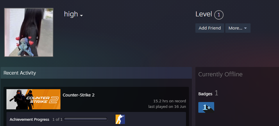 PRIME VERIFIED FACEIT ACCOUNT (1 LVL) 120 ELO-photo-3